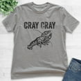 thumbnail image 2 of Kids Cray Cray Shirt, Youth Kids Boy Girl T-Shirt, Crayfish Shirt, Fishing Shirt, Funny Fish Shirt, Dark Heather Gray, Medium, 2 of 4