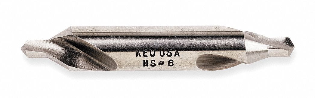 KEO 30250 Spotting Drill Bit,118 Deg,1/4 in,HSS