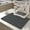 Dark Marble Gray, variant on Coffee Maker Mat for Countertops, Coffee Bar Accessories Fit Under Coffee Machine Mat 19"x12"Rubber Backed Coffee Pots - Table Mat under Appliance, Kitchen Counter Coffee Dish Drying Mat, Dark Gray