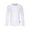 White, variant on JURANMO Men's Gym Workout Tees Solid Color Lightweight Breathable Long Sleeve T Shirts Casual Crewneck Pullover Tops Deals of Today Orange XL