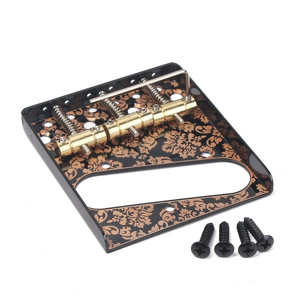 Sonducket Puente de sillín de guitarra eléctrica con herramientas, tono ajustable, instrumento Musical de cuerda, reparación, ensayo profesional Accesorios para instrumentos musicales Sonducket OD025922-00