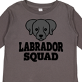 thumbnail image 4 of Inktastic Dog Black Labrador Squad Boys or Girls Long Sleeve Toddler T-Shirt, 4 of 5