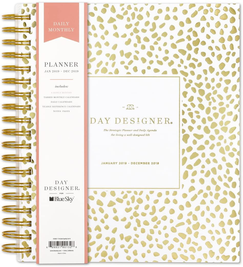 Day Designer for Blue Sky 2019 Daily & Monthly Planner, Flexible