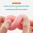 thumbnail image 4 of Anneau de Préhension Réglable avant-Bras Muscle Exerciseur Renforceur Silicone Gym Main Entraîneur de Puissance, Noir, 4 of 9