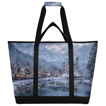 Large Hand-held Ice Pack Picnic Bag Insulation and Refrigeration Suitable for Shopping Picnics and Camping Train Snow Lake Journey