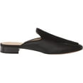 thumbnail image 6 of Cole Haan Perley Black Leather Suede Squared Toe Slip On Classic Mules Shoes (Black Leather Suede, 8), 6 of 6