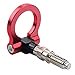 thumbnail image 2 of DEWHEL Aluminum Track Racing Front Rear Bumper Car Accessories Auto Trailer Ring Eye Towing Tow Hook Kit Red compatible with BMW 1 3 5 Series X5 X6 E36 E39 E46 E82 E90 E91 E92 E93 E70 E71 Mini Cooper, 2 of 4