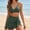 *Army Green, variant on ClodeEU Women's Sheer Mesh Patchwork Drawstring Bikini Set,Modest Two Piece Swimsuit Black^,Womens Plus L