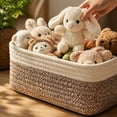 thumbnail image 5 of VQPeo Foldable Cloth Storage Basket with Handles – Space-saving Organizing Solution for Home & Bedroom Use(Coffee), 5 of 5