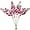 Pink, variant on DEFNES15 Pack Christmas Glitter Berries Stems, 7.8Inch Artificial Christmas Picks, for Christmas Tree Ornaments, DIY Xmas Wreath, Crafts, Holiday and Home Decor (White)