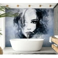 thumbnail image 6 of Abstract Wallpaper Wall Mural - Blue Enigma, 6 of 6
