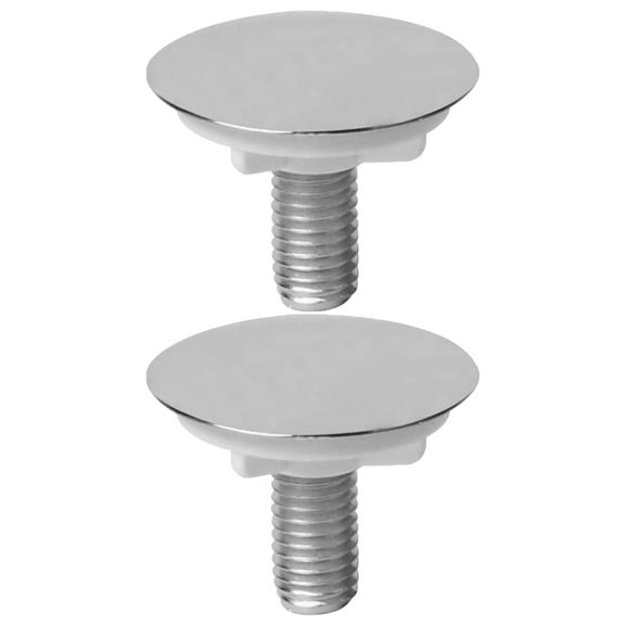 ibasenice 2Pcs Sink Soap Dispenser Hole Cover Elegant Silver Plastic Kitchen Accessory