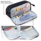 thumbnail image 5 of Estuche con 3 compartimentos, estuche de gran capacidad, estuche para colegio y oficina., 5 of 7