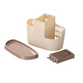 thumbnail image 4 of Advancent Estante de almacenamiento de vajilla ABS, repuesto de secado de Color sólido, palillos lavables desmontables, estante, accesorios para Organizadores de utensilios de cocina Verde, 4 of 6