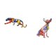 thumbnail image 5 of Escultura de perro caminando, adorno, figura decorativa, estatua, figura de resina, animal hecho a mano, decoración de graffiti, diseño único, adecuad, 5 of 8