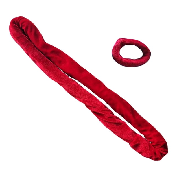 Aro ligero Lyra con asa de mano, poliéster, versátil y práctico, con pequeño círculo para fitness rojo