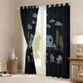 thumbnail image 3 of Erosebridal Camping Camper Curtains Pack of 2 (42x84 Each) For RV Trailers,Rustic Cabin Style Curtains Blackout For Boys Kids, 3 of 7
