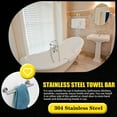 thumbnail image 6 of Towel Rack Stainless 30cm Single Bar Rod Holder Wall Mounted Glossy, 6 of 7