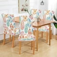 thumbnail image 6 of Easter Eggs Dining Room Chair Covers Colored Spring Floral Chair Slipcovers Seat Protector Removable Washable Chair Cover For Home Kitchen Restaurant Hotel 4pcs, 6 of 6