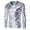 Silver, variant on Men's Dress Shirt Slim Fit V-Neck Long Sleeve Top with a Sleek Shiny Finish for Formal Wear