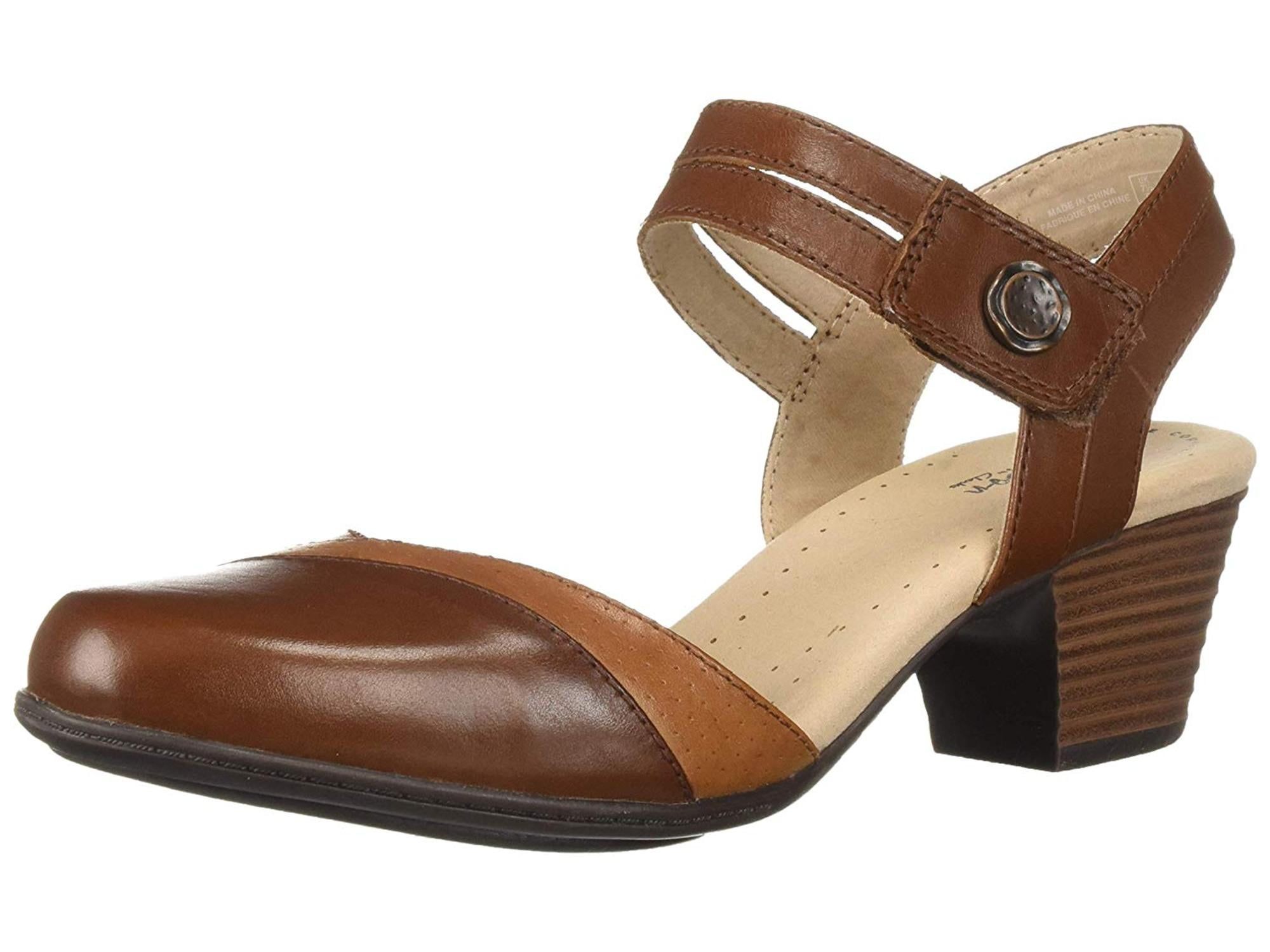 Clarks Clarks Womens VALARIE RALLY Leather Closed Toe Casual