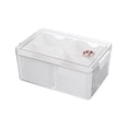 thumbnail image 2 of Oleegame 1PC Produce Storage Divided Serving Tray With Lid Snackle Box Container Travel Snack Container Removable Compartment Snack Tray For Fruit Candy., 2 of 9