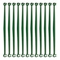 thumbnail image 2 of 12 Pcs Garden Vegetable Stakes For Plant Cage Support, 12-Pack Sturdy Stakes For Tomato Cage Vertical Climbing Plants In Home Gardens, 11Mm Diameter Stake With Clips For Potted, 2 of 7