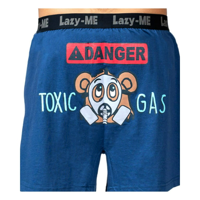 Mens Funny Boxer Shorts, Male Sizes XS-L, Objects 2, Size: M, Lazy Me