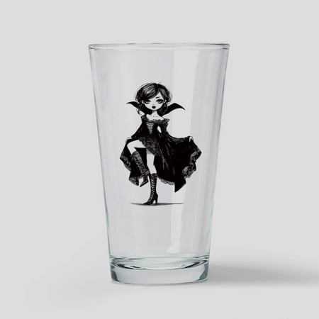 

CafePress - Vampire Girl - Pint Glass Drinking Glass 16 oz. CafePress
