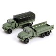 thumbnail image 3 of Kokiya 2 Pieces 1/72 Scale Transport Truck Toy Parent Child Interaction Accessory truck, 3 of 9
