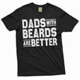 thumbnail image 3 of Men's Father's day Funny T-shirt Dads with beards dad grandpa papa tee shirt fathers day tee shirt (X-Large Military Green), 3 of 7