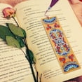 thumbnail image 2 of 5D Special Shaped Diamond Leather Book Marker with Tassel DIY Embroidery Crafts, 2 of 8