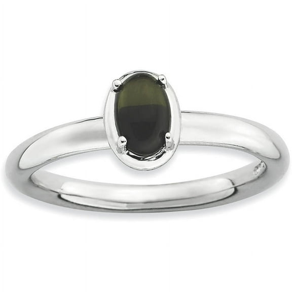 Onyx Sterling Silver Polished Ring