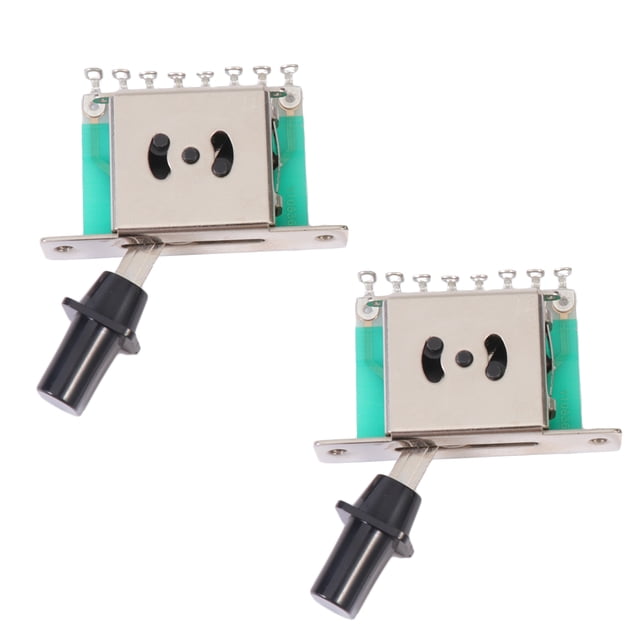 YSNOOWE 2Ud Interruptor De 3 Velocidades Para Guitarra En Plata Interruptor De Repuesto Duradero