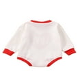 thumbnail image 2 of Baby Boys Girls Valentine‘s Day Romper Oversized Knit Sweatshirt Pullover Tops, 2 of 6