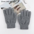 thumbnail image 3 of Women Men Winter Touch Screen Gloves Warm Knit Texting Gloves, 3 of 5