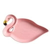 3d Flamingo Plate Creative Ceramic Diy Birthday Wedding Party Supplies