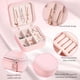 thumbnail image 4 of 20Pcs Organizadora de Joyero de Viaje, Jewelry Organizer para Mujer, Alhajeros Joyeria Mujer, Caja Joyero Accesorios para Anillos, Aretes, Pendientes, Pulseras y Collares (Rosa), 4 of 7