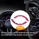 thumbnail image 3 of Embellecedor de marco para volante de coche, pegatina de decoración para camión y automóvil, Kit Interior antideslizante Universal, rojo de Automoción decorativa y accesorios Fibra de Carbono Rosa, 3 of 6