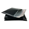 StarBoxes 50 Black Bubble Mailers 16"x17.5" Metallic Glamour Self-Seal Envelopes