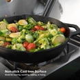 thumbnail image 5 of Nexgrill 10" Pre-Seasoned Cast Iron Skillet, Heavy-Duty Round Frying Pan for Grilling, Searing, and Outdoor Cooking, Grill Pan Excellent Heat Retention, BBQ & Camping Cookware – 630-0009, 5 of 7