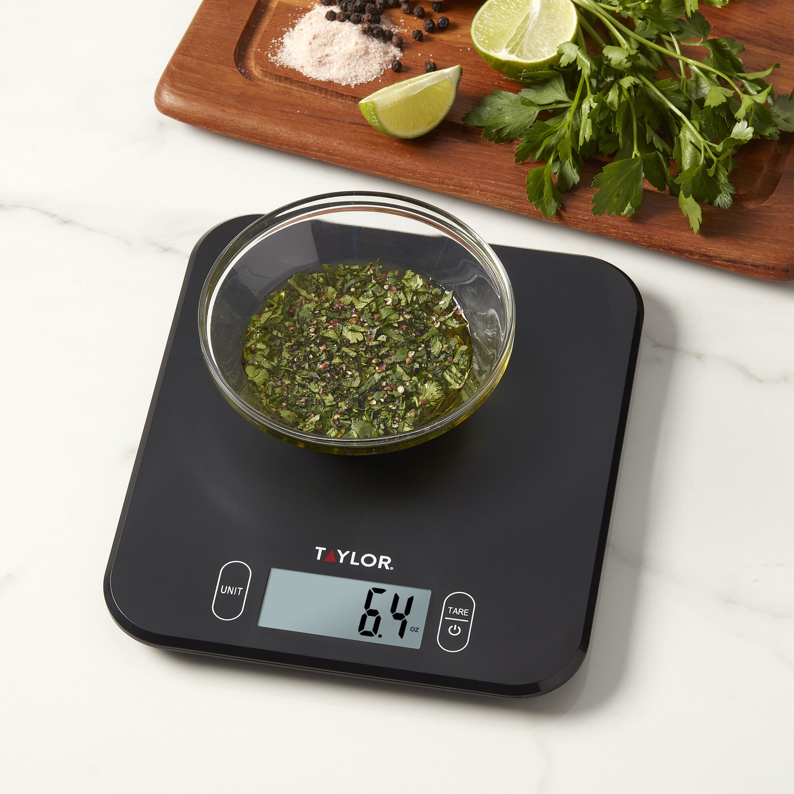 Taylor 11 Lb Antimicrobial Kitchen Scale, Black photo 5