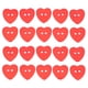 thumbnail image 1 of 100pcs Botones de forma de corazón Botones bonitos Resina Botones DIY Craft Accesorios (rojo), 1 of 5