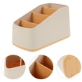thumbnail image 2 of KAKOWELY Yellow Plastic Storage Box for Cosmetics and Makeup Brushes with Multigrid Design 1Pc,7.09"X3.94"X3.9", 2 of 4