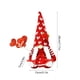 thumbnail image 3 of Muñeca sin rostro con forma de corazón rojo para San Valentín | Adorno de tela iluminado para escritorio | 23 x 10 x 5 cm | Decoración navideña Qixi para el hogar | Figura decorativa con brillo suave, 3 of 6