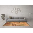thumbnail image 3 of Ahgly Company Indoor Rectangle Abstract Brown Modern Area Rugs, 6' x 9', 3 of 4