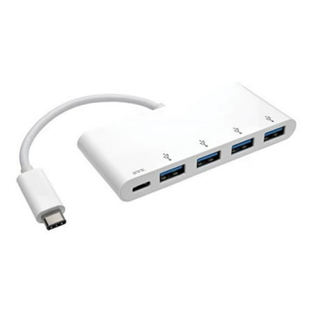 UPC: 0037332193773 | Tripp Lite U460-004-4A-C 4-Port USB 3.1 Gen 1 Portable Hub