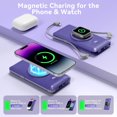 thumbnail image 2 of Cargador portátil magnético LUCKYFELLOW de 10000 mAh para iWatch e iPhone, 2 of 9