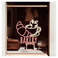thumbnail image 1 of Luz De Neón Cafetería Croissant, Escaparate Panadería, Arte Pared Para Barra Desayuno 39cmx40cm, 1 of 2