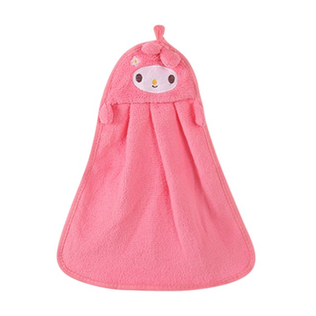 Toalla De Mano Para Bebés Y Niños, Con Dibujos Animados De Animales, Para La Cocina Y El Baño, Suave Y Colgante.